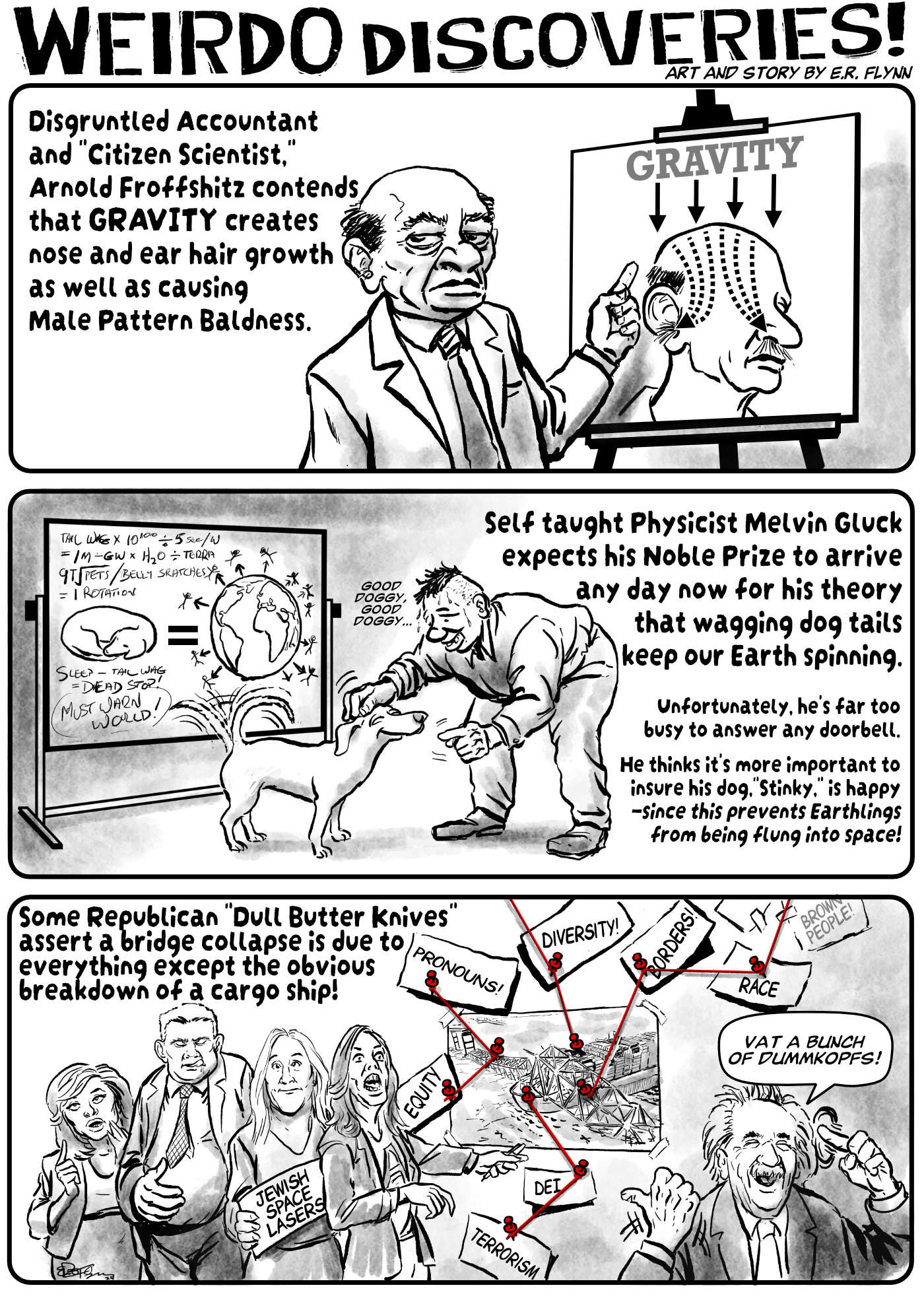 Weirdo Discoveries Comic by E.R. Flynn