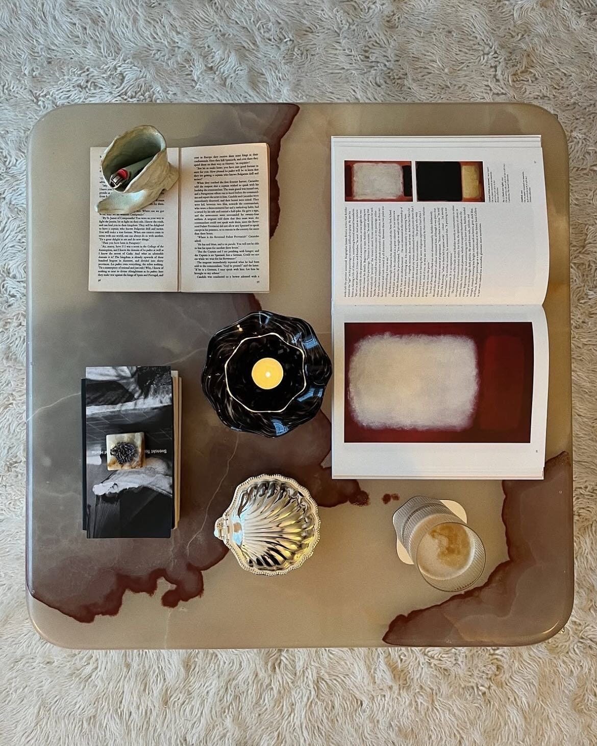 Kate Van Horn (@katevanhorn): "views from above: the coffee table