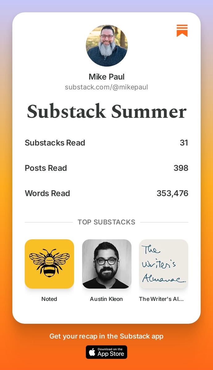 Substack Summer Substack Summer