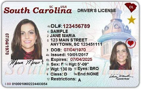 REAL ID Samples