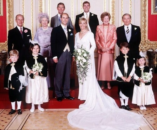 The Royal Order of Sartorial Splendor: Royal Flashback of the Day: Edward  and Sophie's Windsor Wedding