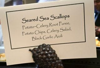 A - Auction – scallop sign A - Auction – scallop sign