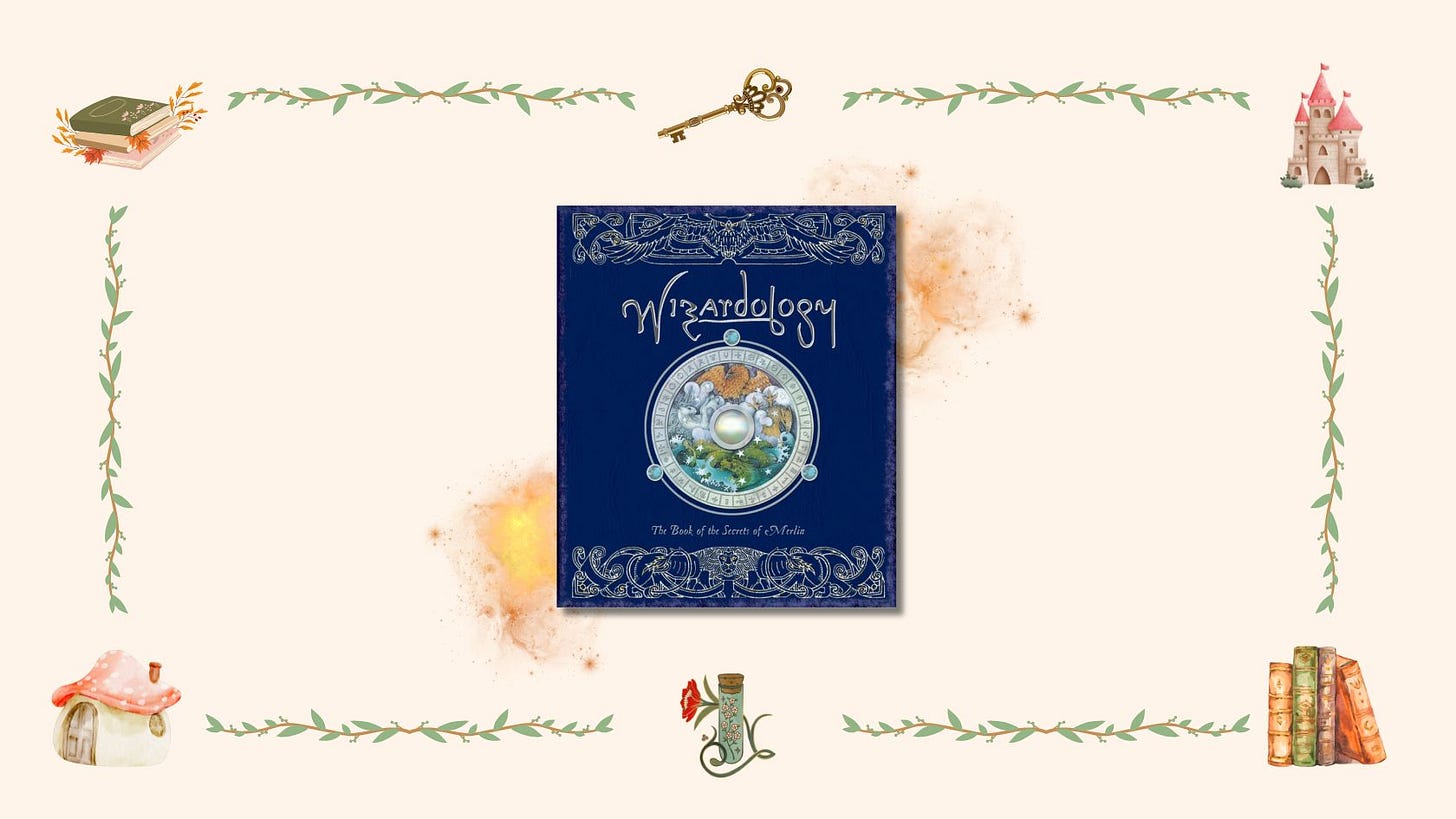 Wizardology interactive book representing nostalgic childhood reading experiences that adults can rediscover