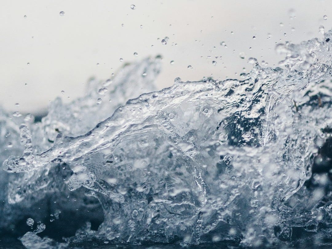 shallow focus photography of water