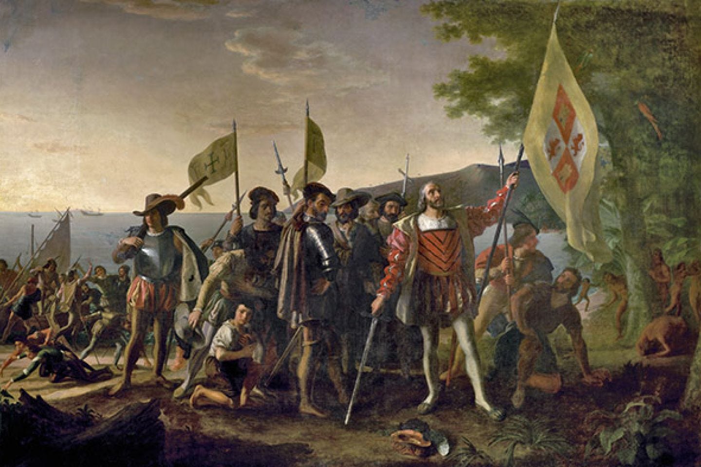 Landing of Columbus | Architect of the Capitol Landing of Columbus | Architect of the Capitol