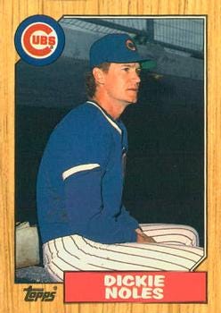 1987 Topps Traded Dickie Noles