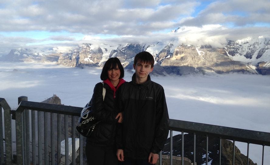 me & n - swiss alps