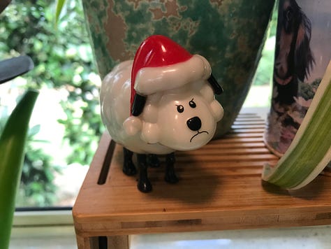 six different photos of various Christmas decorations