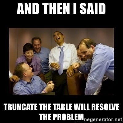 Avoid using Truncate in MySQL Procedure | Stackademic