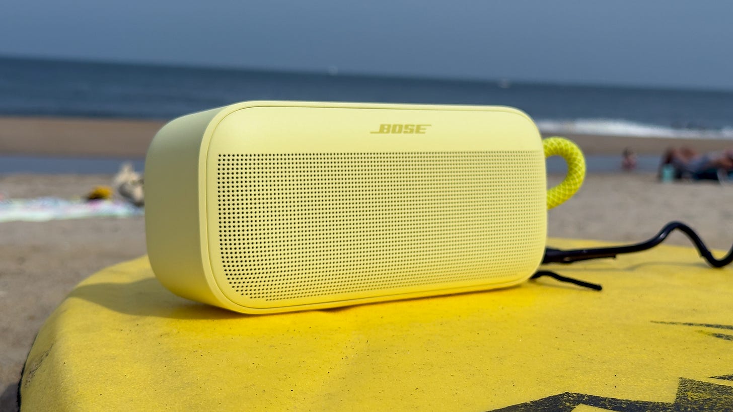 Bose SoundLink Plus beach