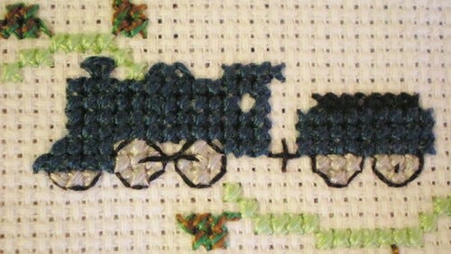 Cross Stitch Train Cross Stitch Train
