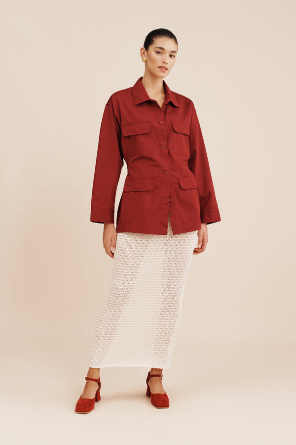 LILA JACKET - GARNET
