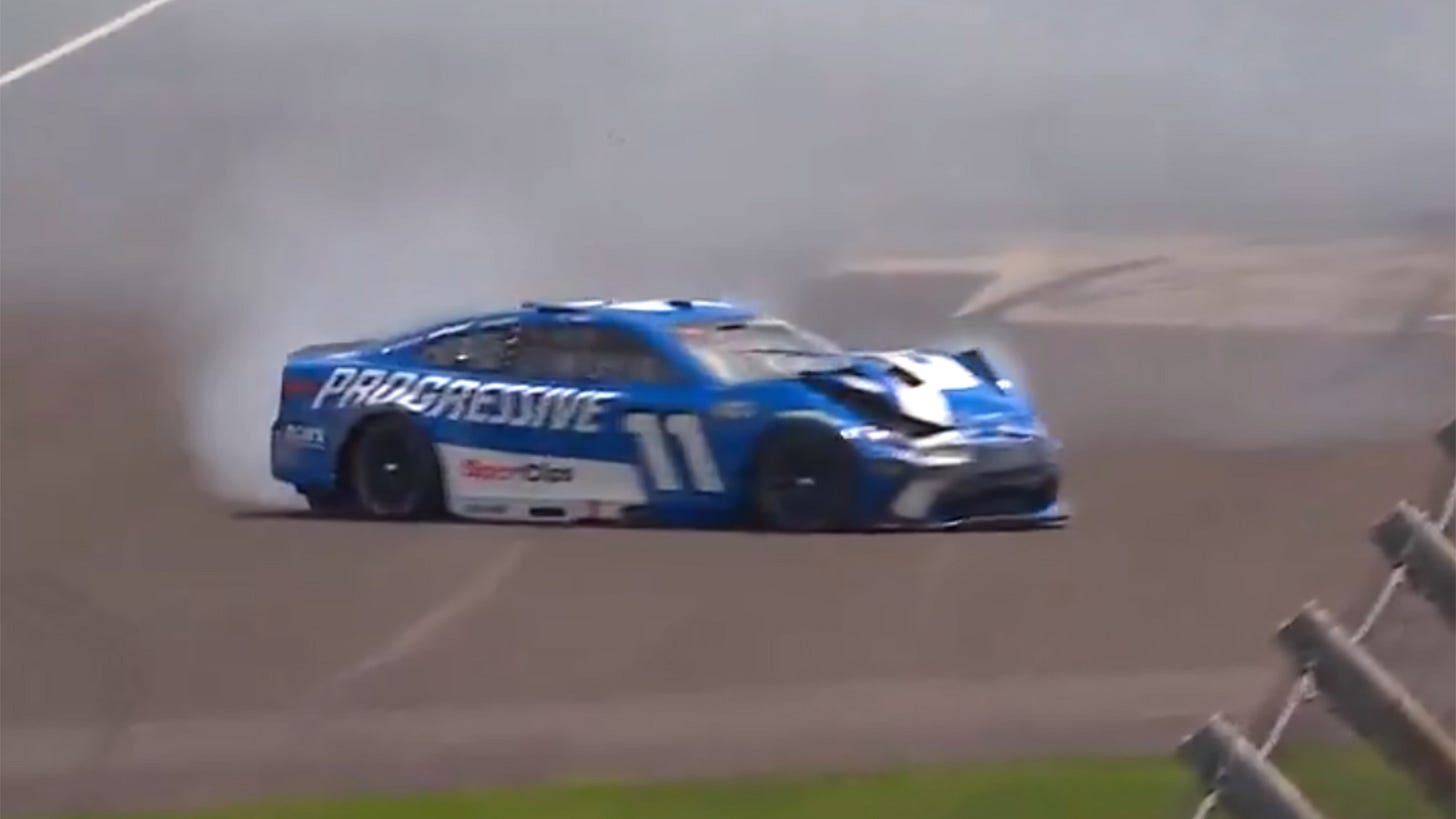 Denny Hamlin will start 39th in Sunday's Brickyard 400 after a hard crash in qualifying sent him to a backup car Denny Hamlin will start 39th in Sunday's Brickyard 400 after a hard crash in qualifying sent him to a backup car