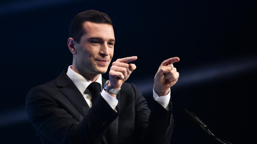 Européennes : Jordan Bardella lance la campagne du RN en ciblant Emmanuel Macron Européennes : Jordan Bardella lance la campagne du RN en ciblant Emmanuel Macron