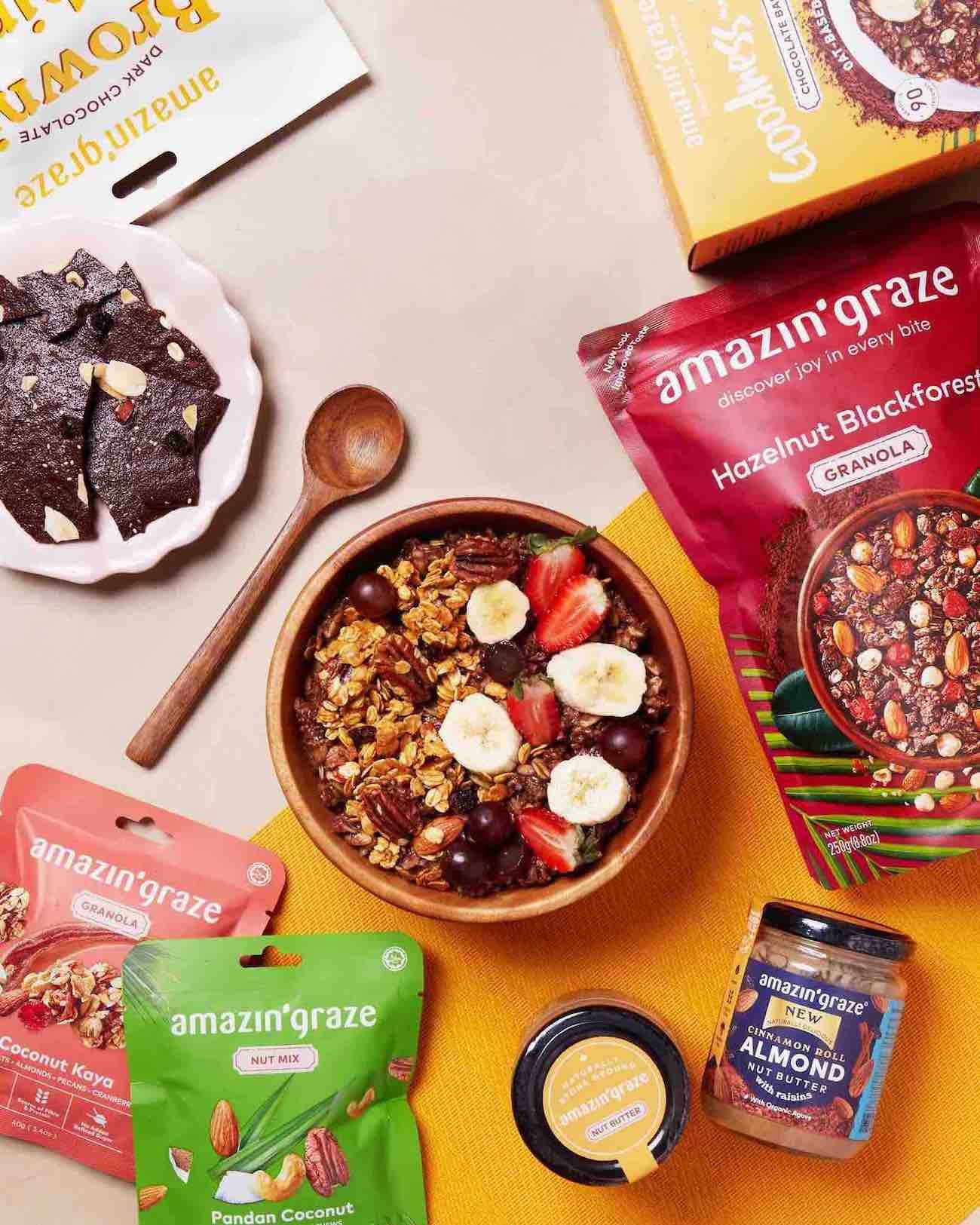 granola and nut mixes