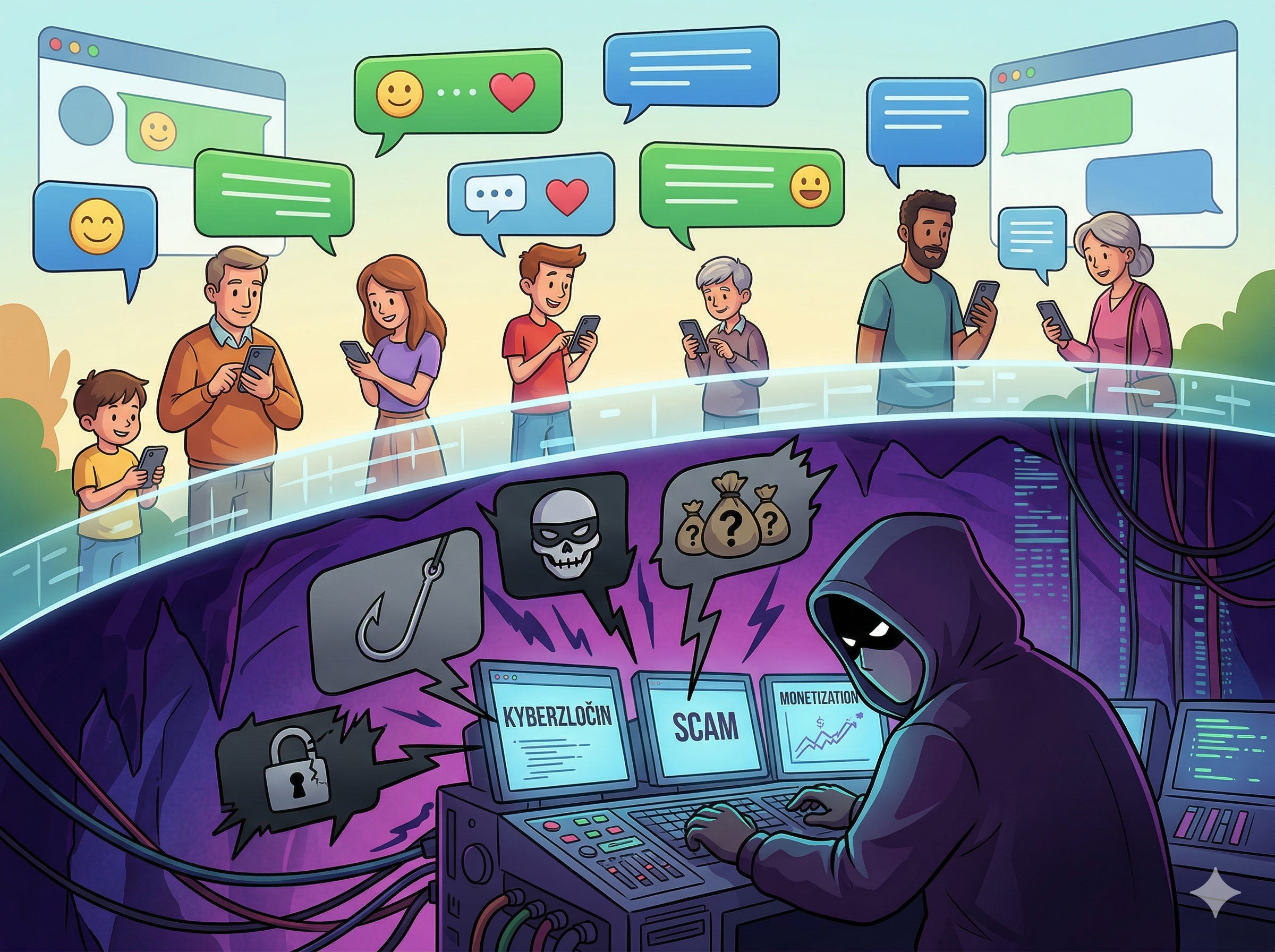 WhatsApp a spol. Neškodní kecálci, nebo chráněné domény kyberzločinu?