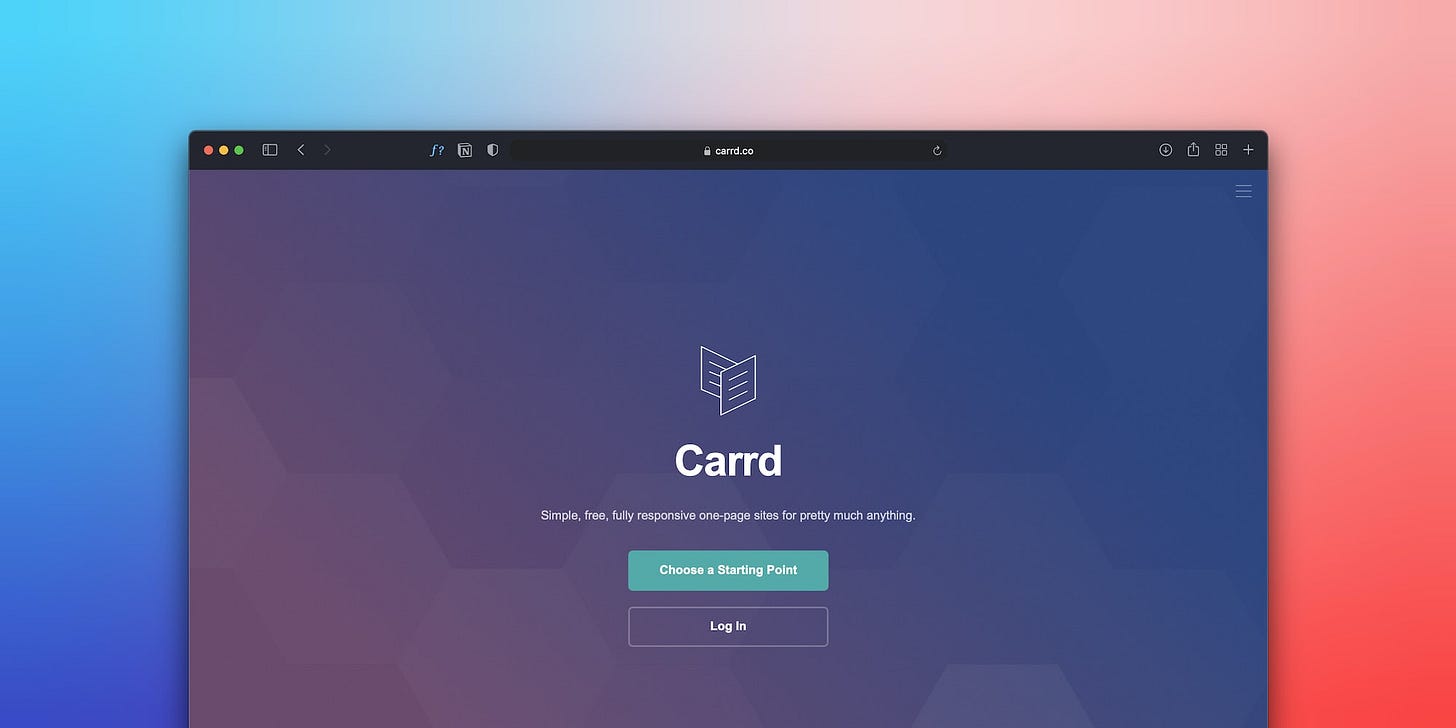 Connecting Carrd to Customized APIs Connecting Carrd to Customized APIs