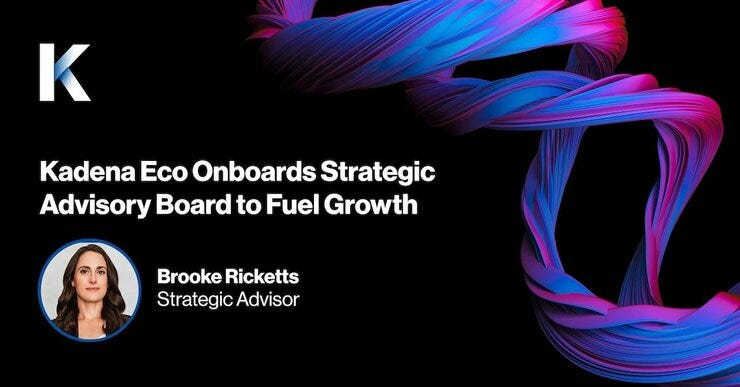 Welcome Brooke to Kadena as Strategic Advisor