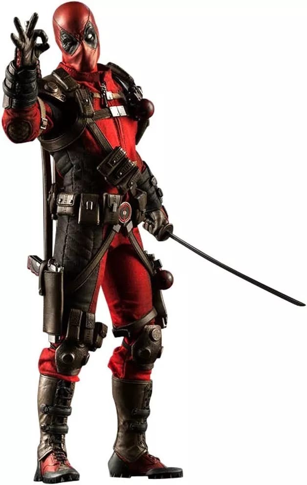 Sideshow Six Scale Marvel Comics #001 Deadpool 1/6th Scale Painted Figure #2 - Picture 1 of 12