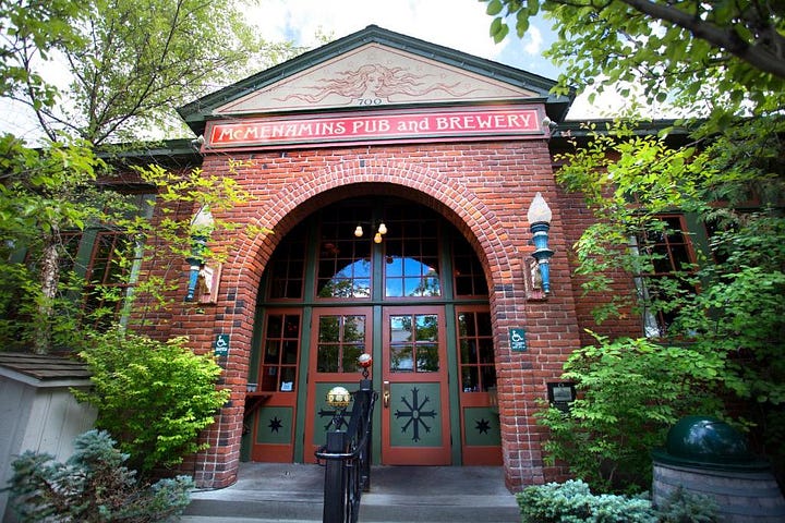 Bristol Brewing Company in Colorado Spring, CO, McMenamins Old St. Francis School in Bend, OR., Schoolyard Beer Garden in Denver, CO, Straight to Ale Brewing in Huntsville, AL,