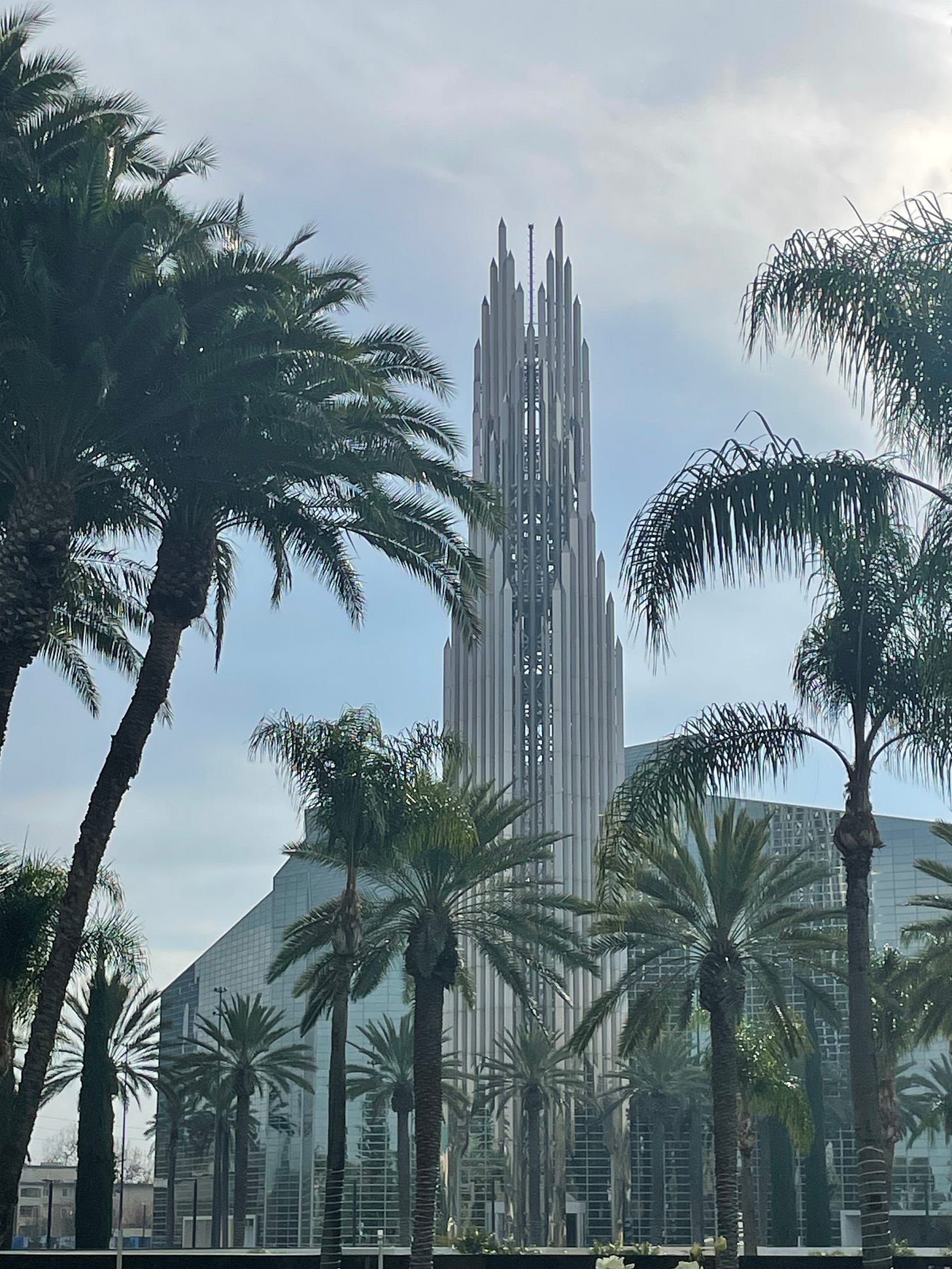 Photo of crystal cathedral in Anaheim California USA