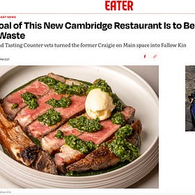 Zero-Waste, Except for the Strip Steak