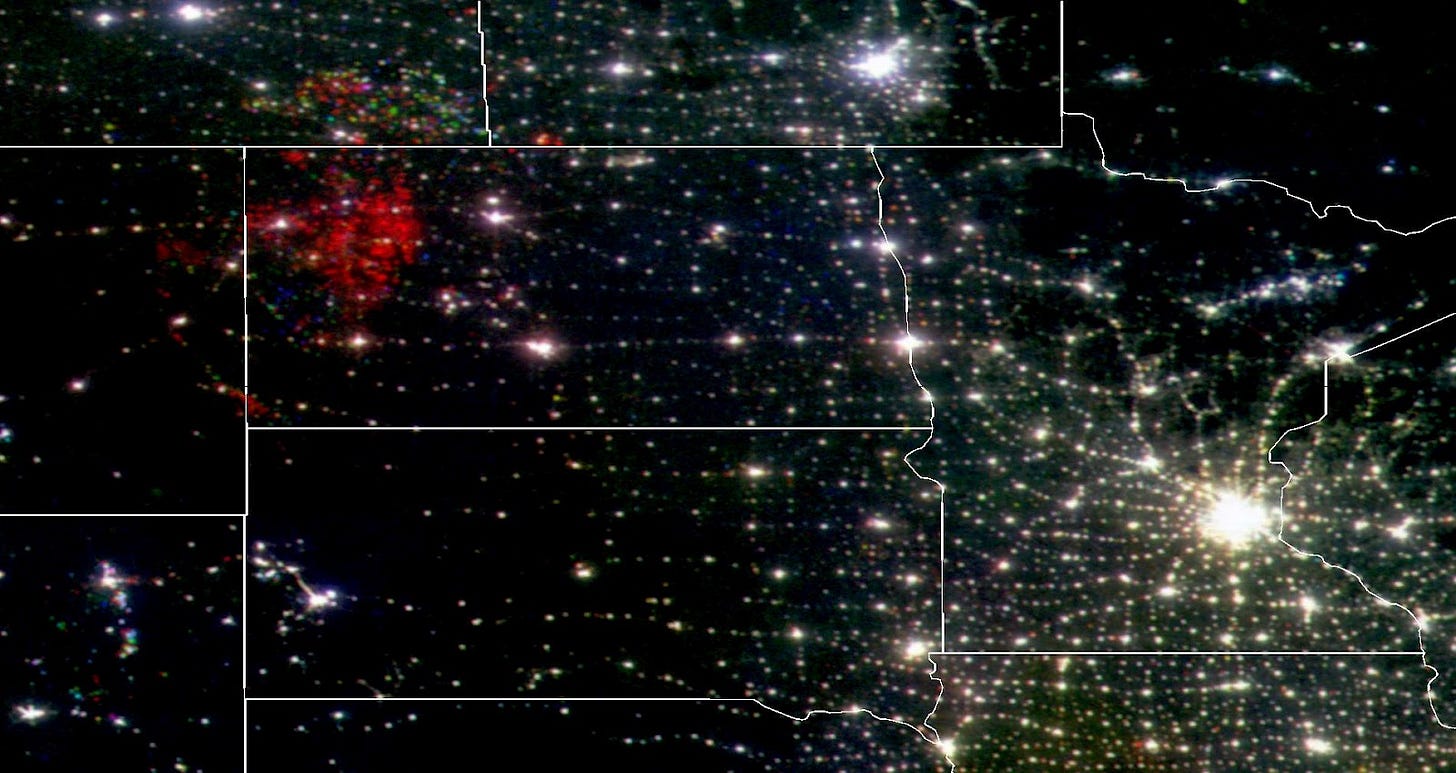 Bakken Shale-Oil Drilling and Flaring Lights Up the Night Sky – SkyTruth