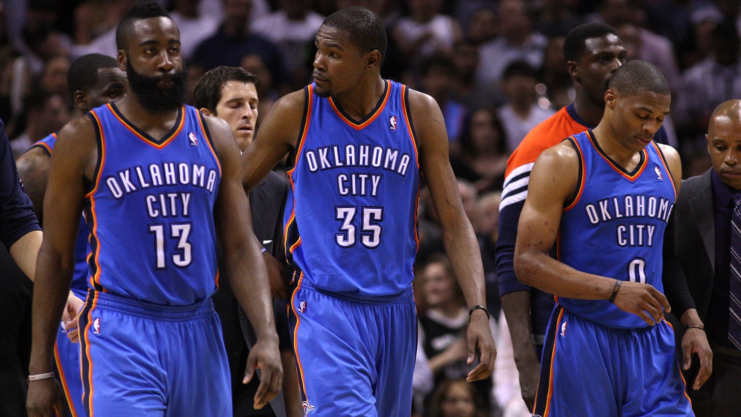 GM who drafted Durant, Harden and Westbrook has 18 first-round picks