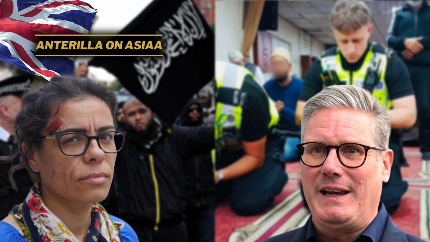 Vasemmistolaisten hallitusten edistämä poliisilaitosten islamisaatio merkitsee kaiken Euroopan oikeusturvan ja -tajun loppua. Maallinen oikeuskäsitys on solutettu islamilaisella 'oikeustajulla', jossa äärimmäisen muslimin “loukkaantuneet” tunteet, kun samalla muslimi loukkaantuu verisesti aivan kaikesta, tulevat kaiken edelle.