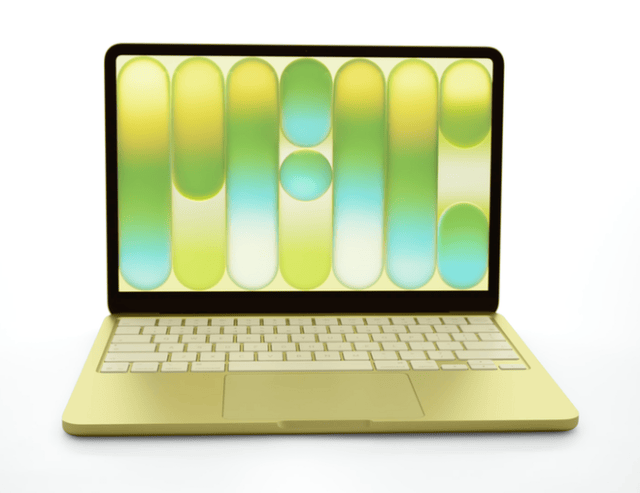 Apple's MacBook Neo in Citrus