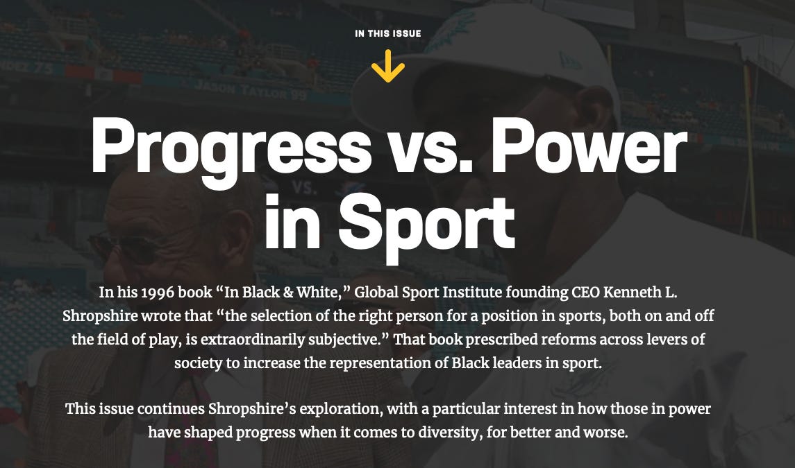 Global Sport Matters: The Progress vs. Power Issue