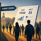 Test-optional is still the policy. Most students are ignoring it.