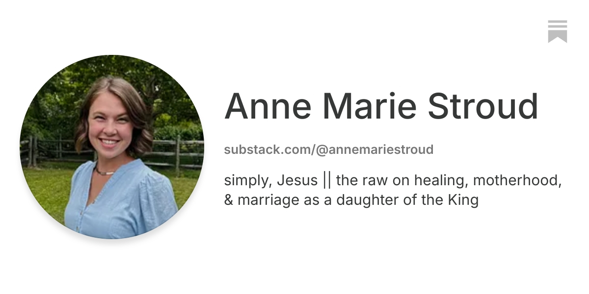 Anne Marie Stroud | Substack