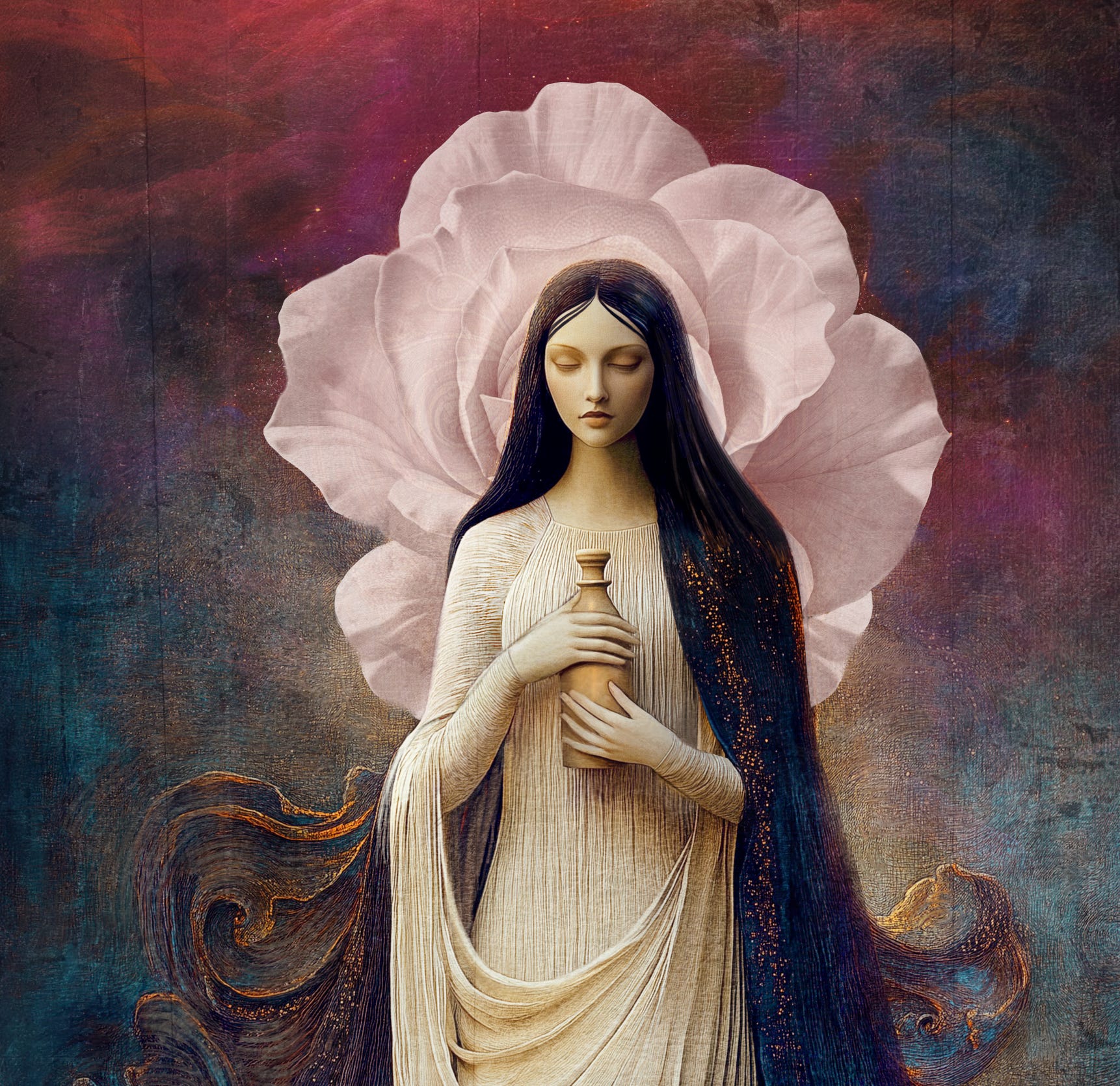Light of the Rose - Mary Magdalene - by Greg Spalenka