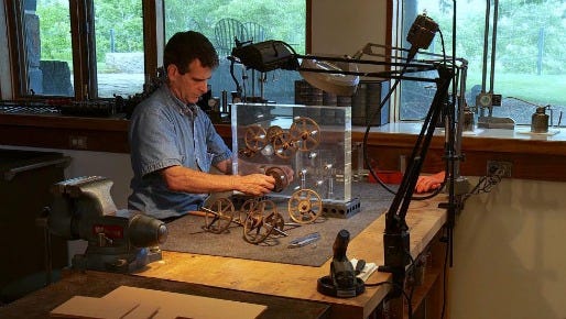 Inventor Dean Kamen in the documentary "Slingshot" Inventor Dean Kamen in the documentary "Slingshot"