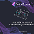 How Surface Parameters Turn Geometry Into Information