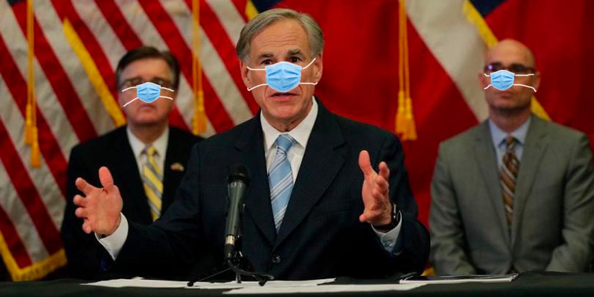 texans in masks