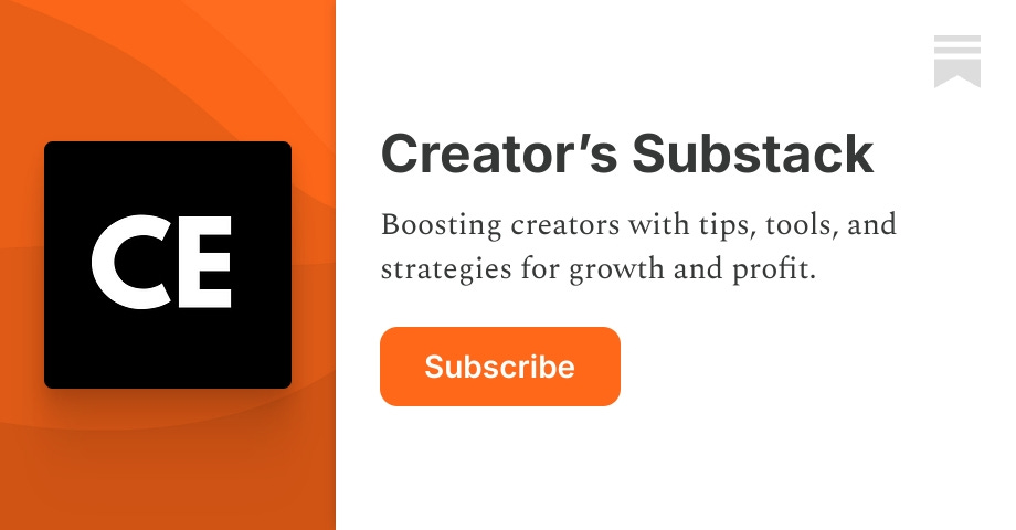Subscribed Maker Creator’s Substack | Creator's Edge | Substack