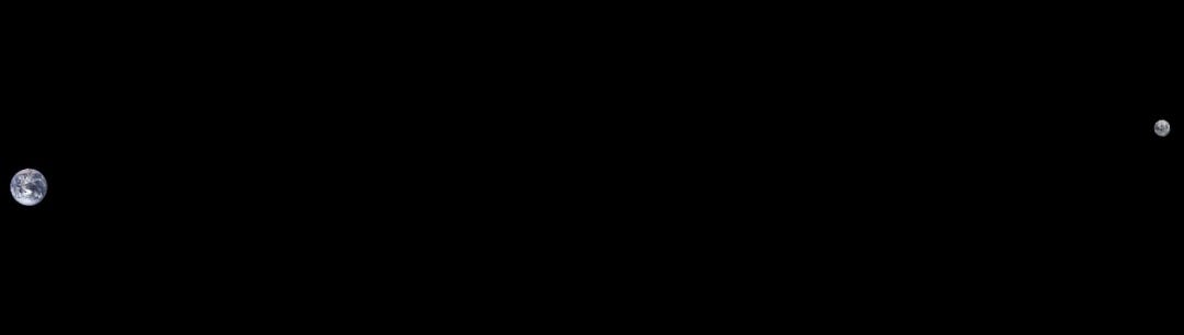 Realistic size and distance between Earth and Moon : r/space Realistic size and distance between Earth and Moon : r/space