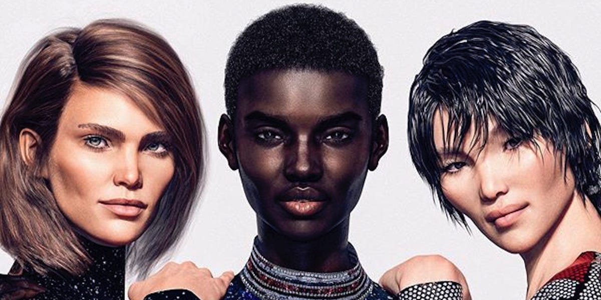 Balmain Is Using Digital Models for Its Latest Campaign - Business Insider Balmain Is Using Digital Models for Its Latest Campaign - Business Insider