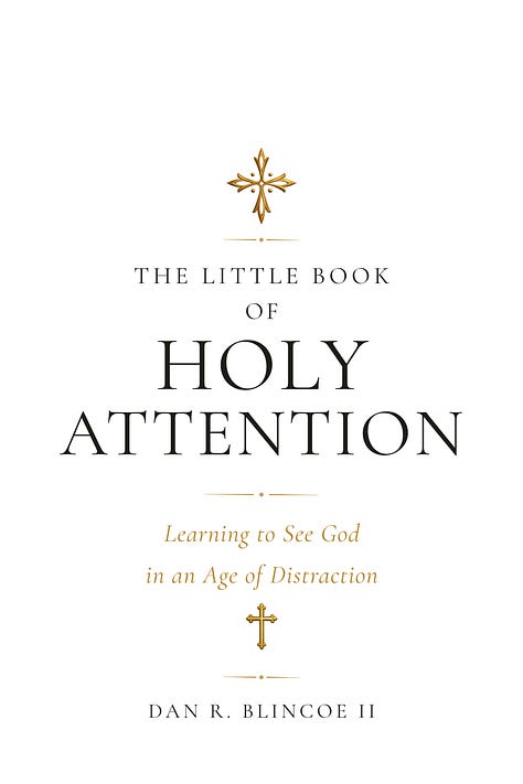 Designed book cover and page layout for The Little Book of Holy Attention