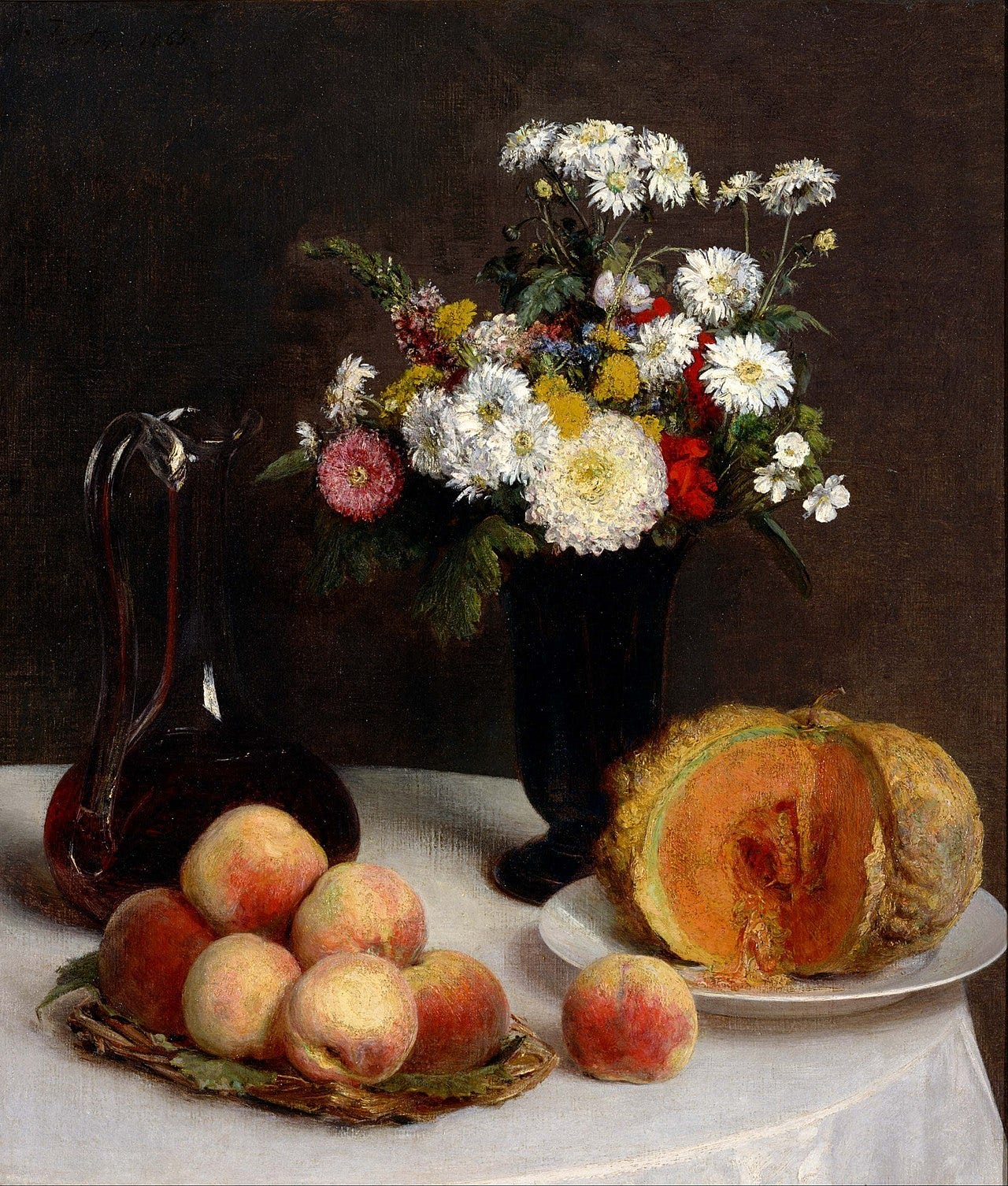 Flower still life by Fantin-Latour Flower still life by Fantin-Latour