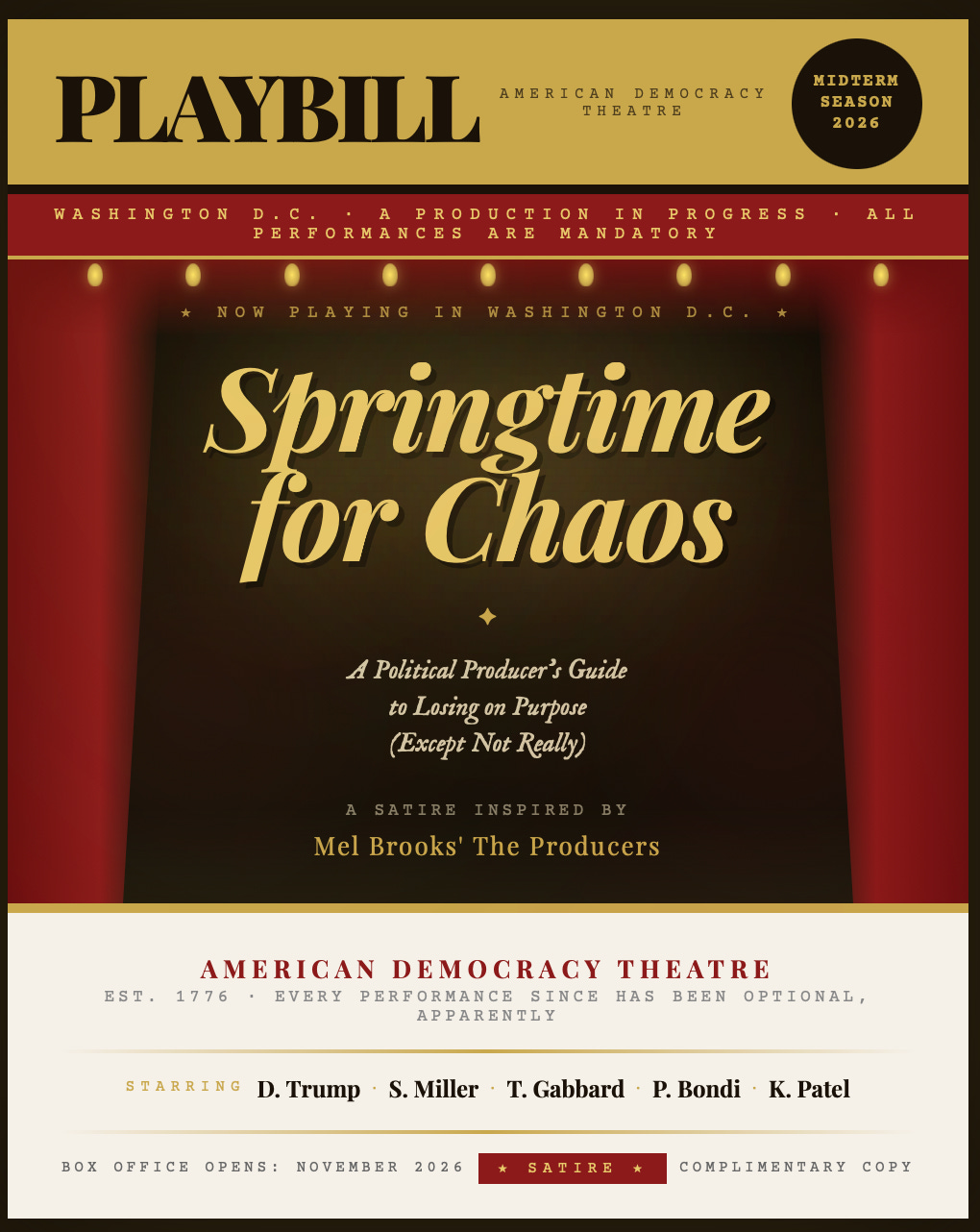 Springtime for Chaos