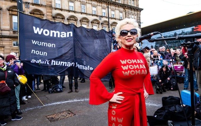 Kellie-Jay Keen, the founder of Let Women Speak, said local authorities have been 'coerced and manipulated to accept' transgender people