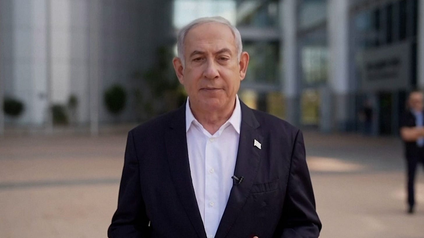 Israeli Prime Minister Declares War on Palestinian Militants Hamas