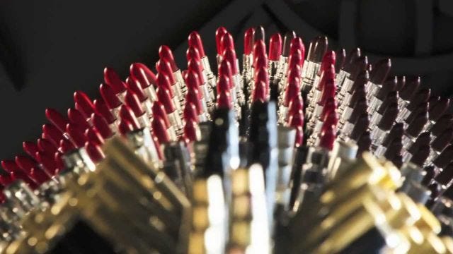Lipstick, lipstick, everywhere