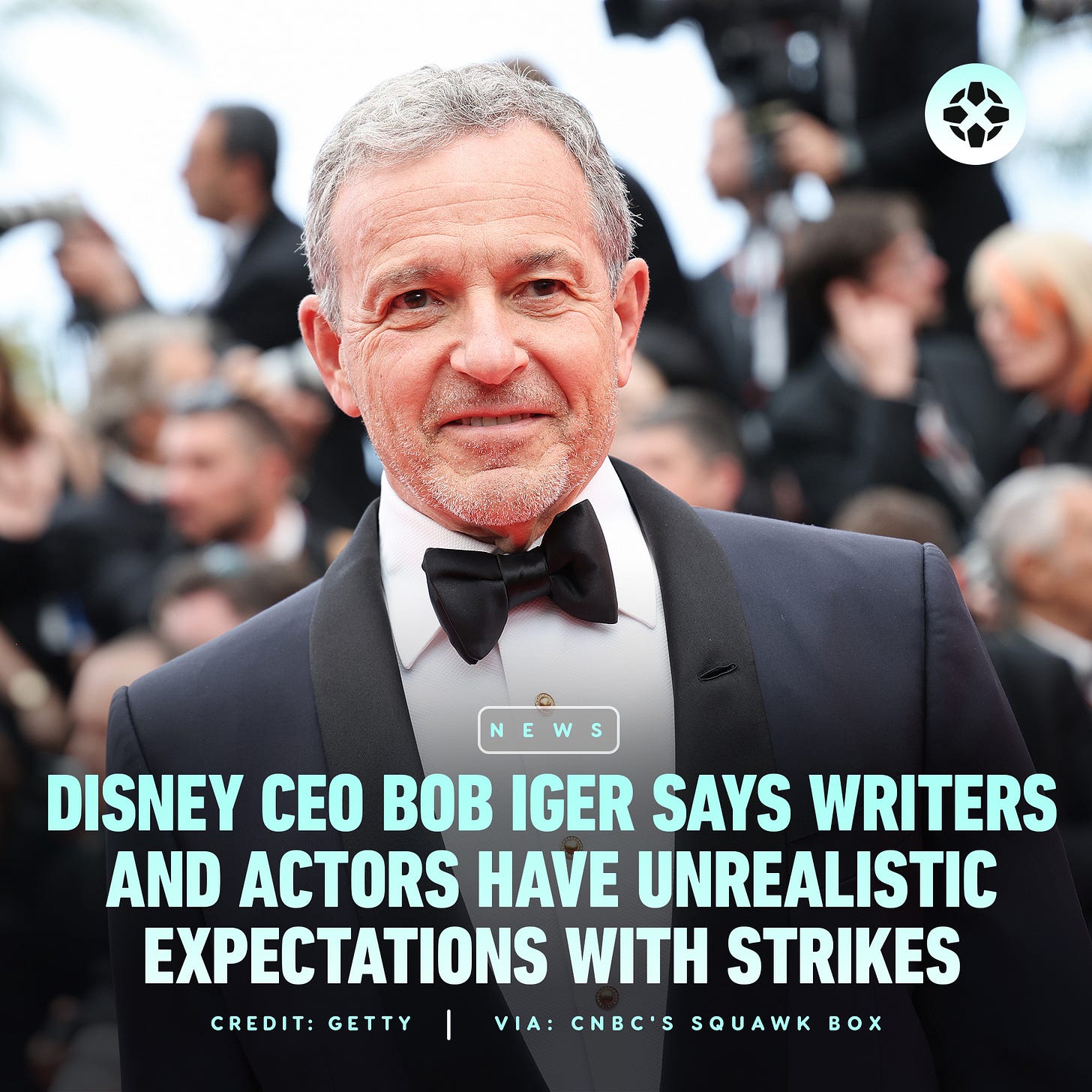 IGN on X: "Disney CEO Bob Iger, who stands to make up to $27 million this  year, said that the writers' and actors' unions are only adding to industry  disruptions by striking.
