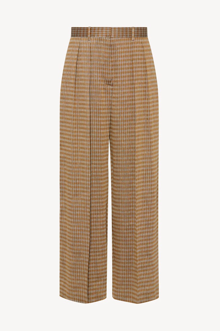 A light brown suit by The Row