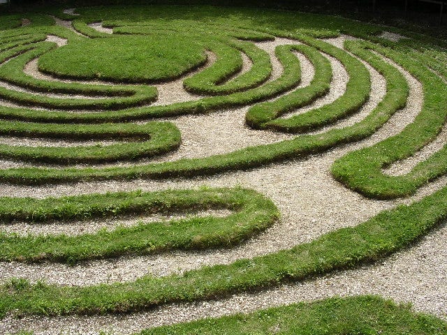 The Breamore Mizmaze The Breamore Mizmaze