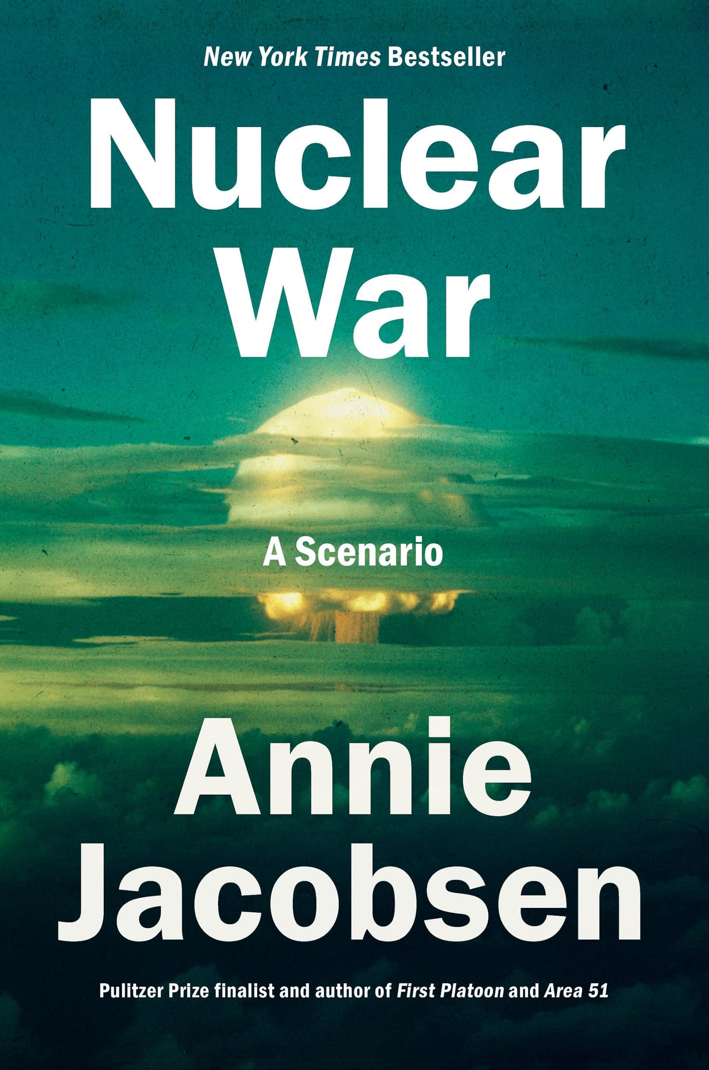 Nuclear War: A Scenario: Jacobsen, Annie: 9780593476093: Amazon.com: Books Nuclear War: A Scenario: Jacobsen, Annie: 9780593476093: Amazon.com: Books